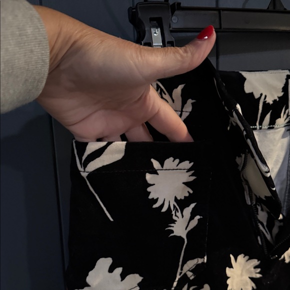 Maeve Black and Cream Floral Pants - Picture 3 of 6